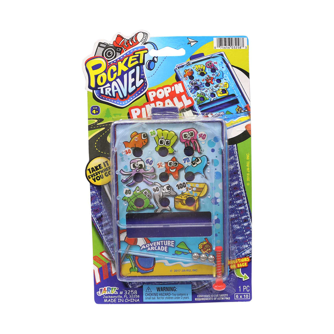 Pocket Travel Pop'n Pinball Sealife