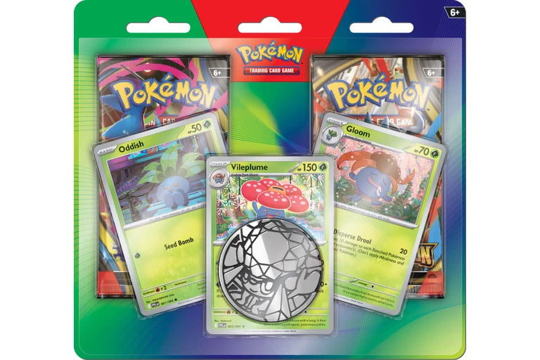 Pokemon TCG Enhanced 2-Pack Blister Oddish, Gloom & Vileplume