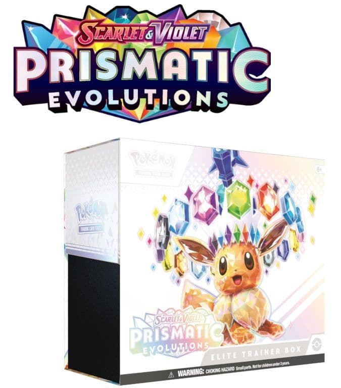 Pokemon TCG Scarlet & Violet 8.5 Prismatic Evolutions Elite Trainer Box - pre order