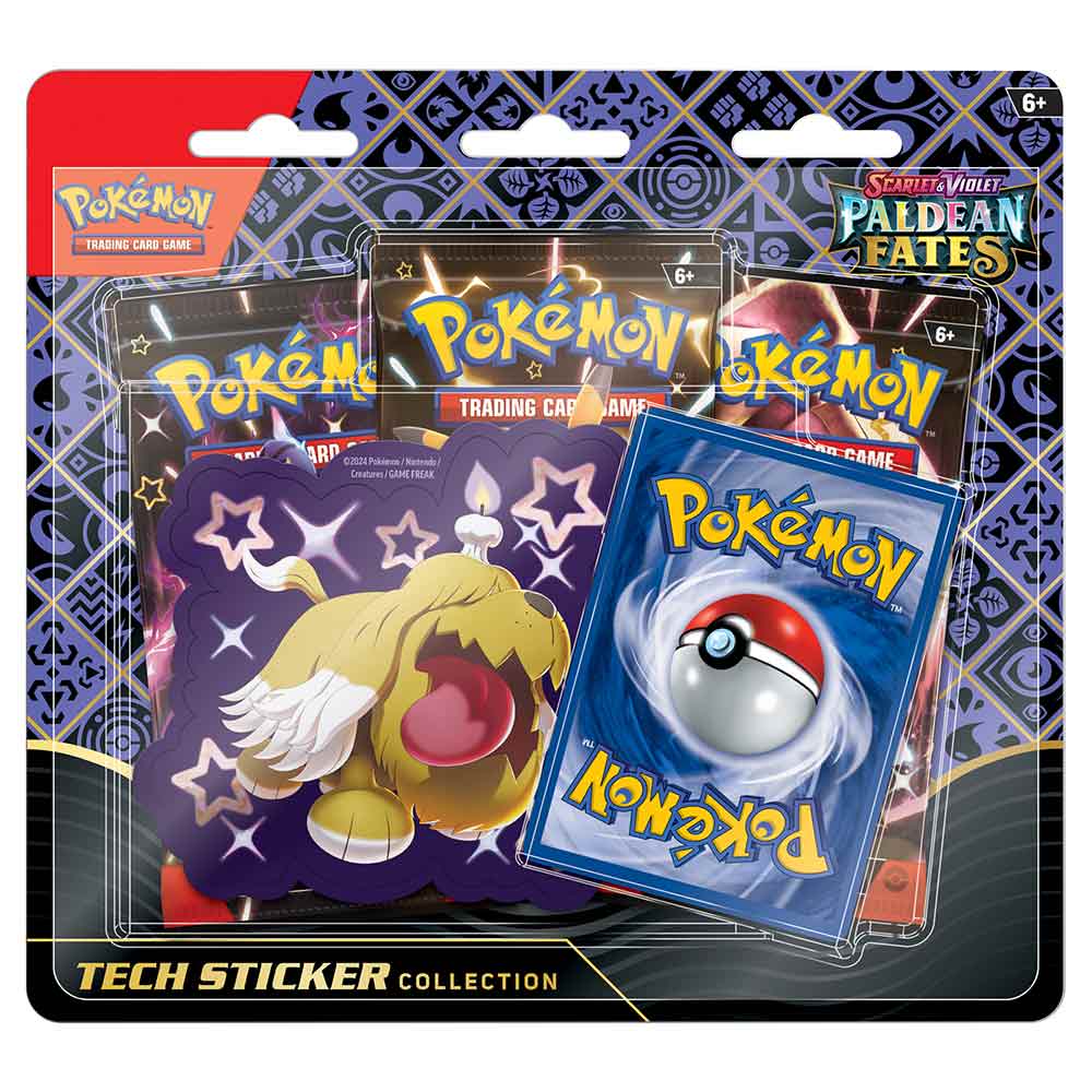 Pokemon TCG Scarlet & Violet 4.5 Paldean Fates Tech Sticker Blister x 1