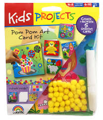 Pom pom art card kit