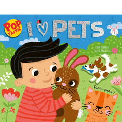 pop up book i love pets