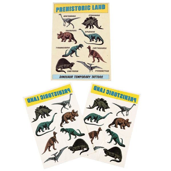 Prehistoric Land Dinosaur Temporary Tattoos