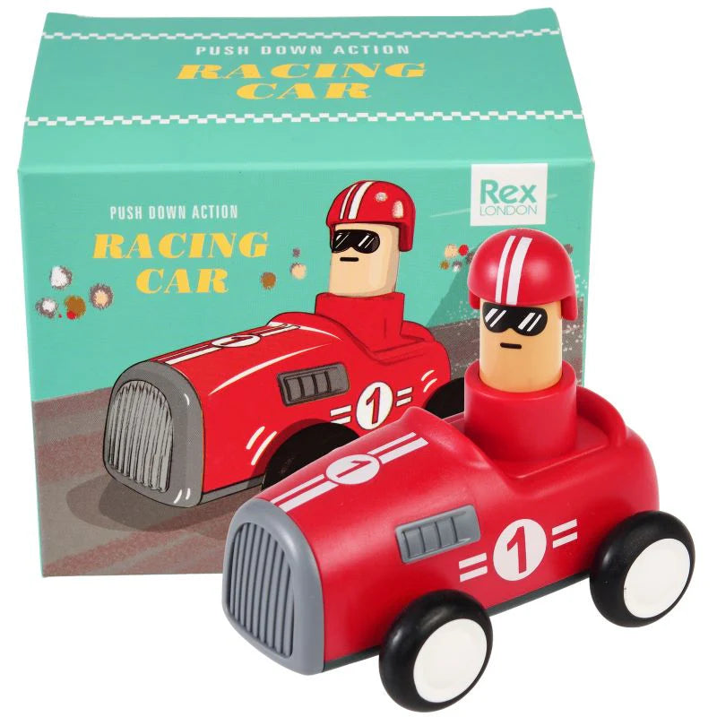 Push Down Action Racing Car