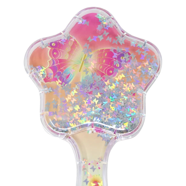 Rainbow Butterfly Hairbrush