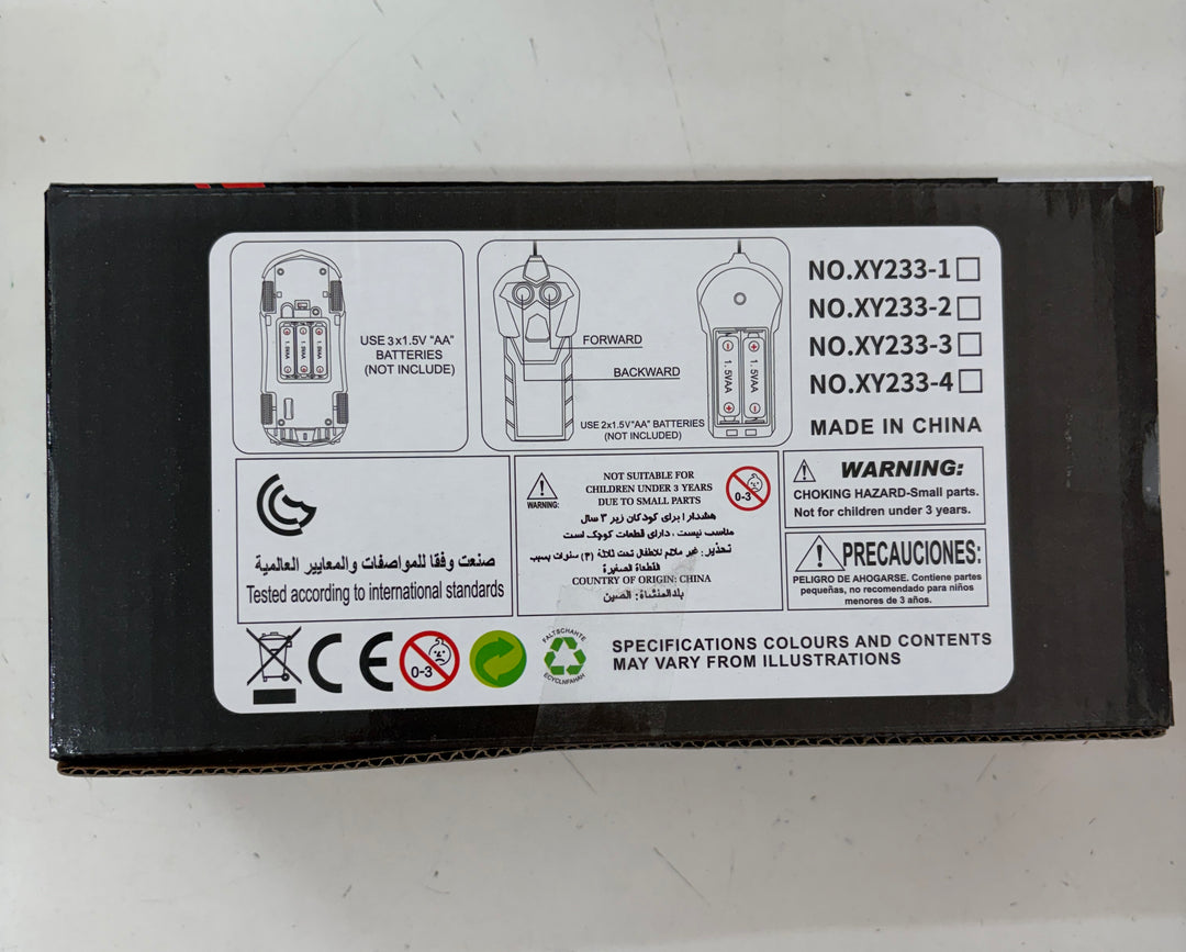 box of remote control car 