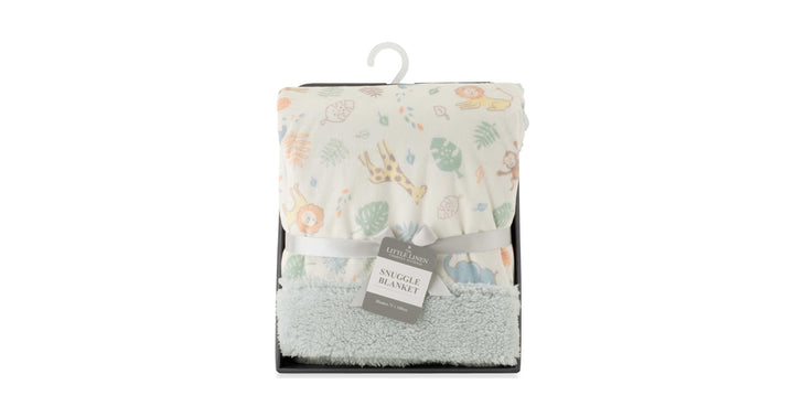 blanket little linen company grey