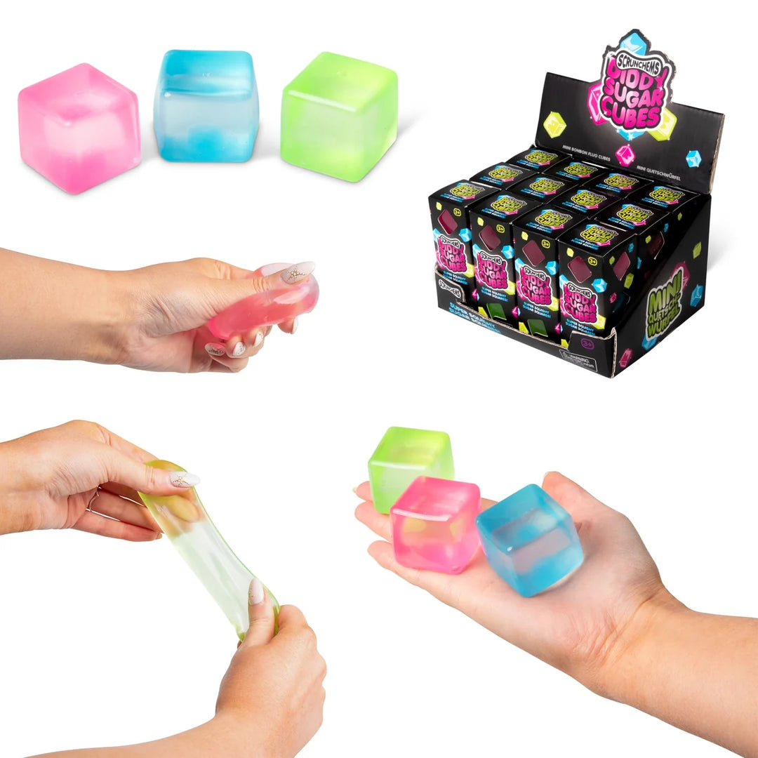 Scrunchems Glitter Mini Sugar Cubes 3 Pack