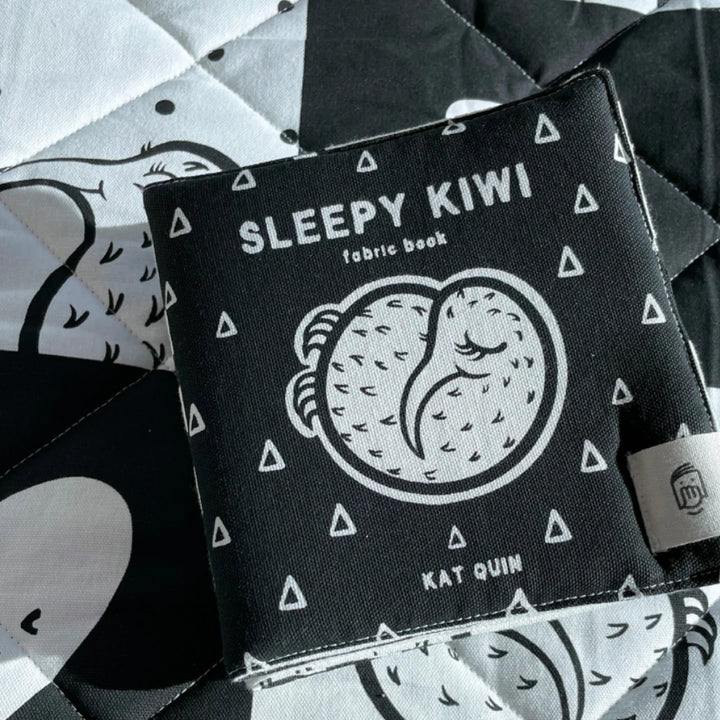 Sleepy Kiwi Fabric Book