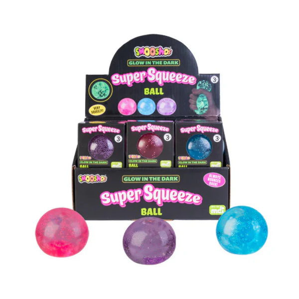 Smooshos Super Squeeze Ball Glow in Dark