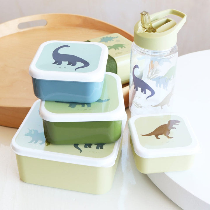 Lunch & Snack Box 4 Piece Set - Dinosaur