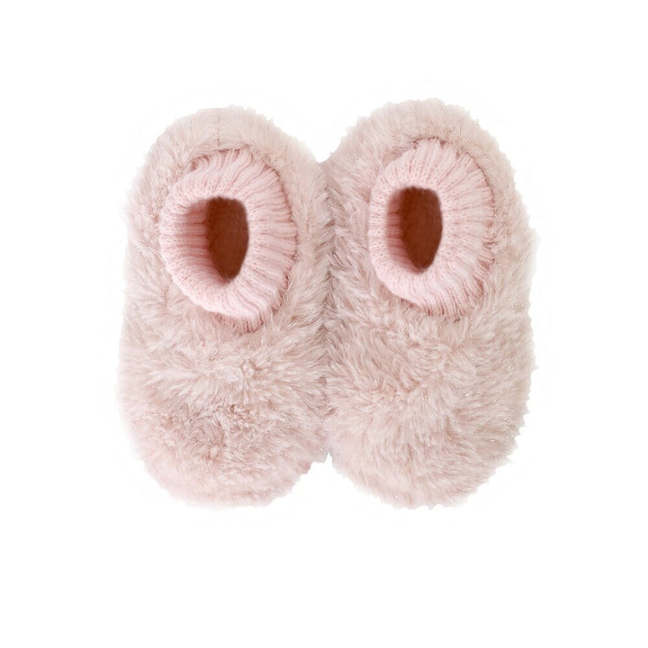 Snugg ups slippers metallic pink toddler small