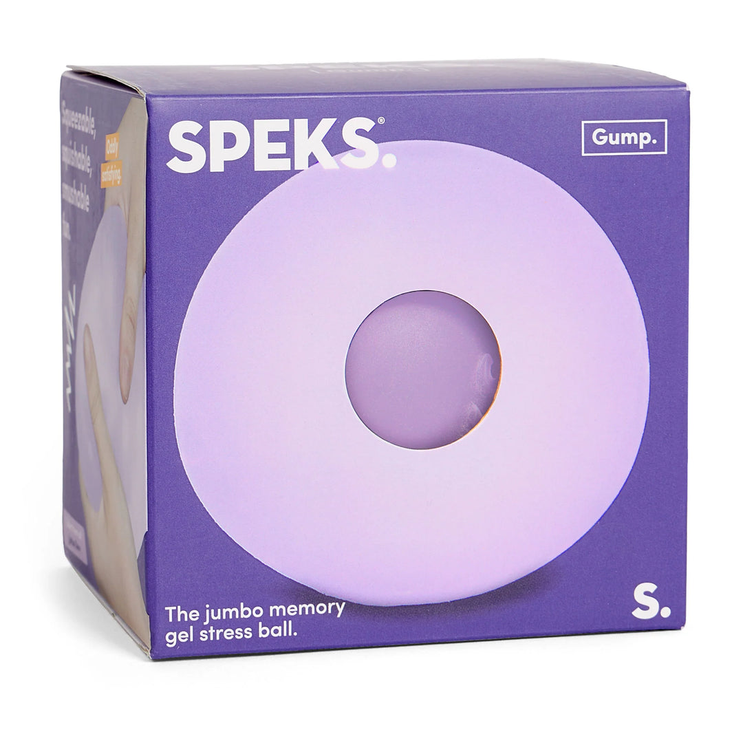 Speks Gump Jumbo Memory gel stress ball