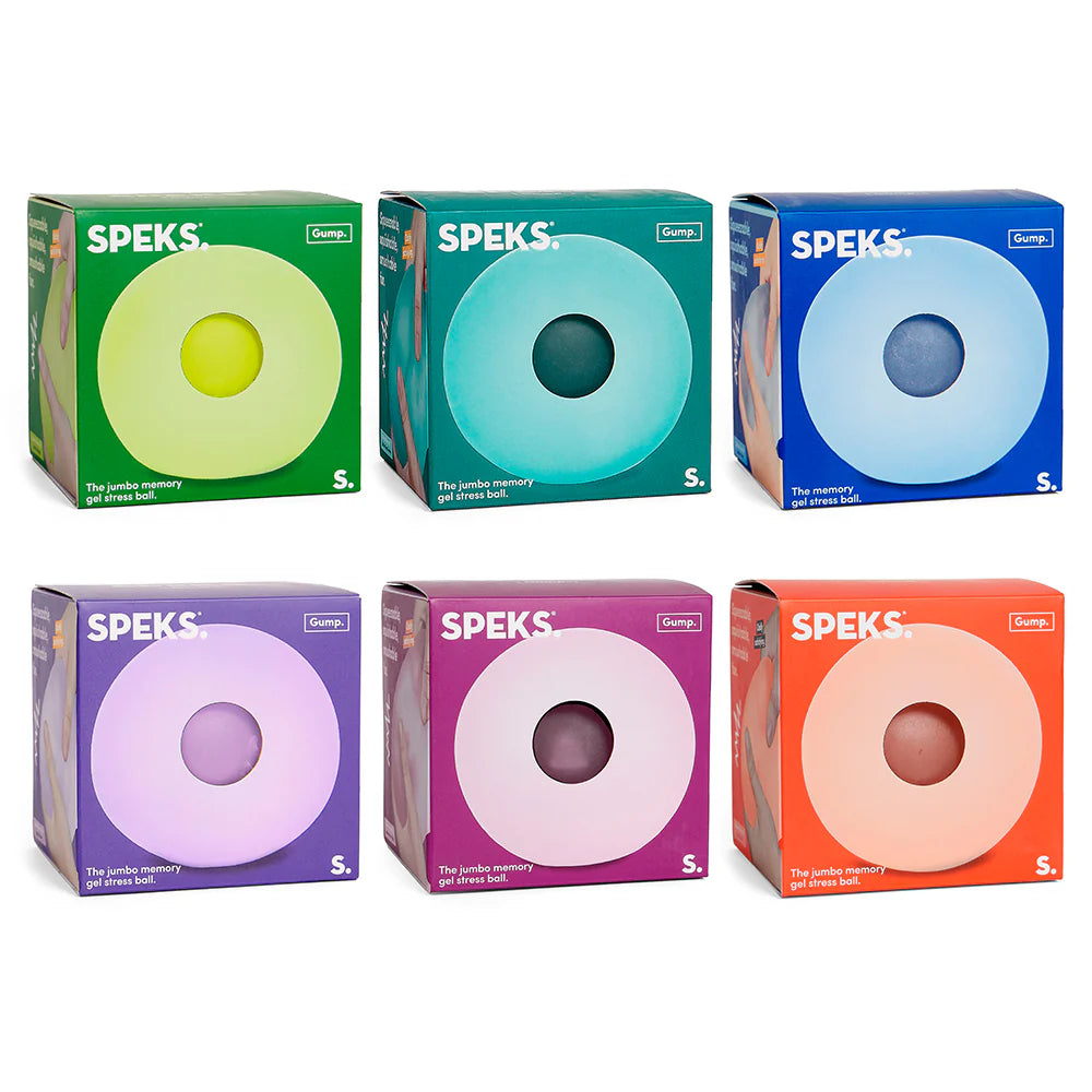 Speks Gump Jumbo Memory gel stress ball