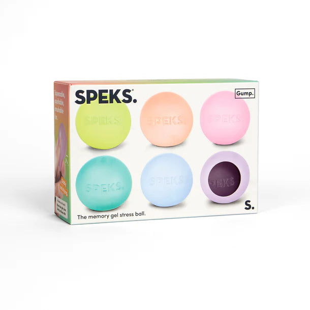 Speks Gump Memory gel stress balls 6 pk MINI