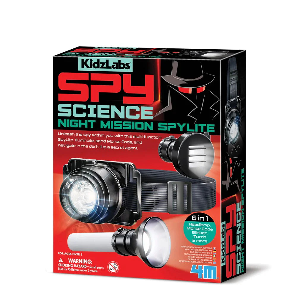 Kidzlab Spy Science Night Mission Spy Light