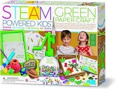 Steam Powered Kids Green Paper Craft