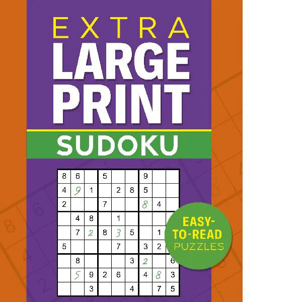 Extra Large Print Sudoku