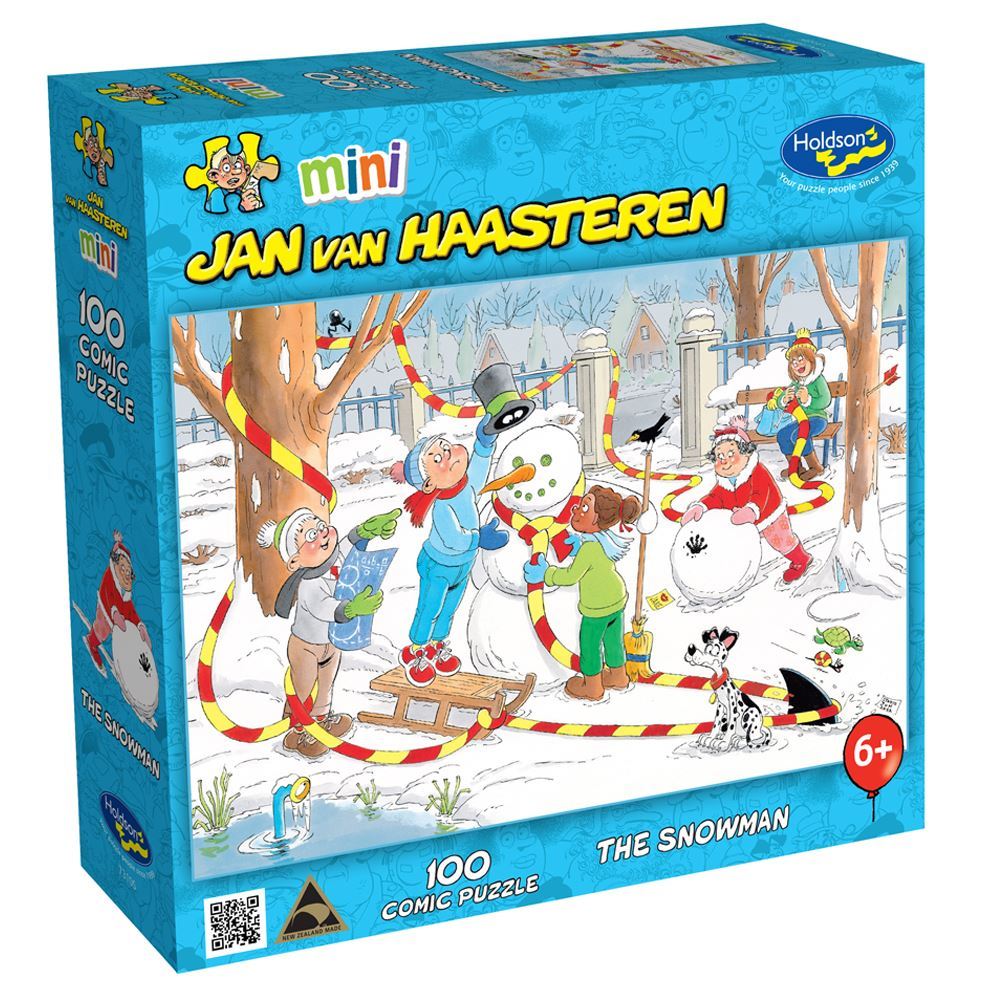 100 Piece Puzzle The Snowman Jan Van Haasteren