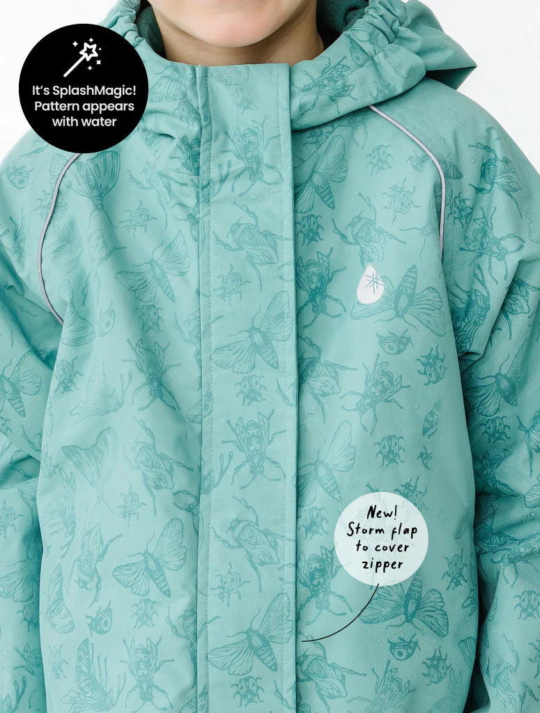 SplashMagic Storm Jacket - Seafoam | Insect Explorer detail