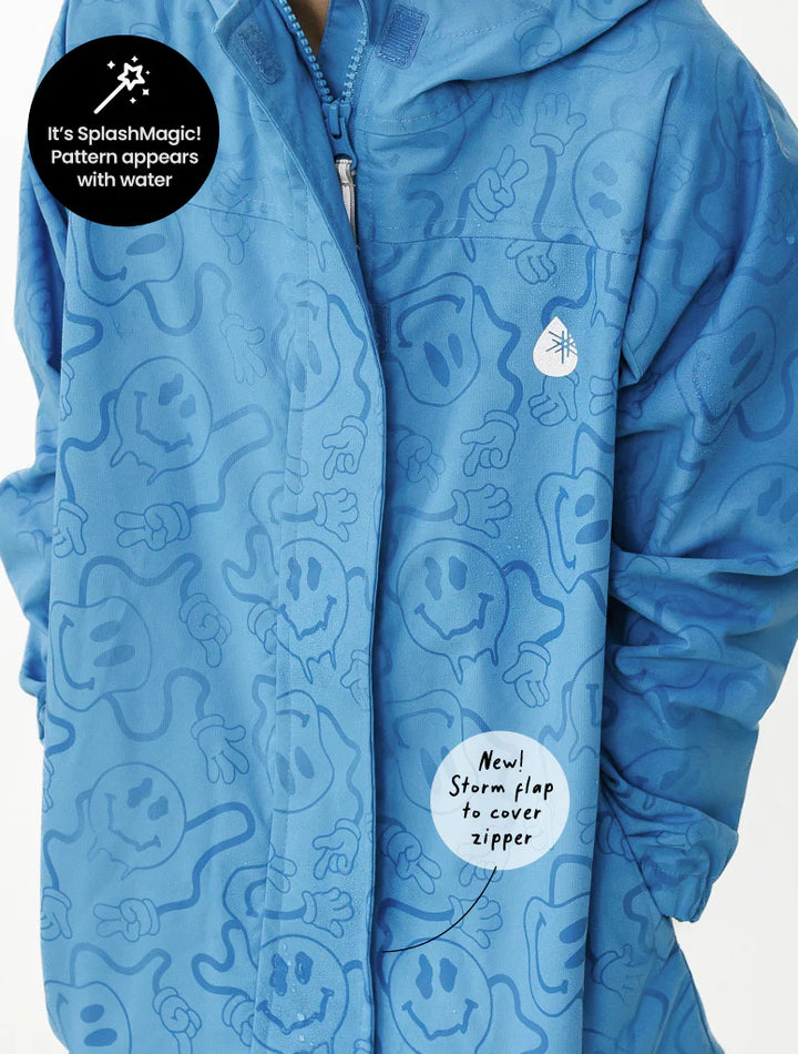 THERM RAINSHELL BLUE PATTERN