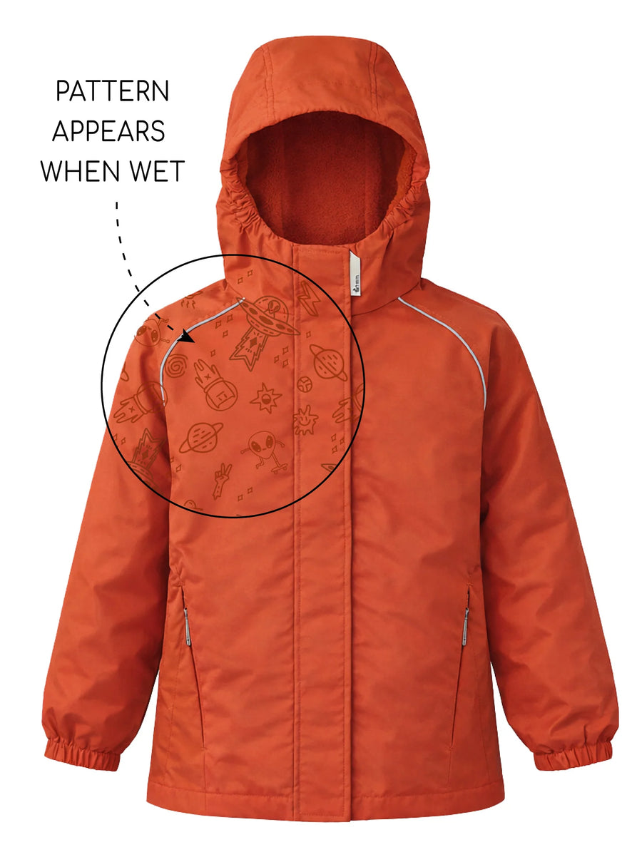 SplashMagic Storm Jacket - Burnt Orange | Space Pals