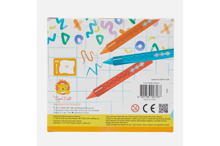 Colorful packaging of markers with a barcode and text on a white background