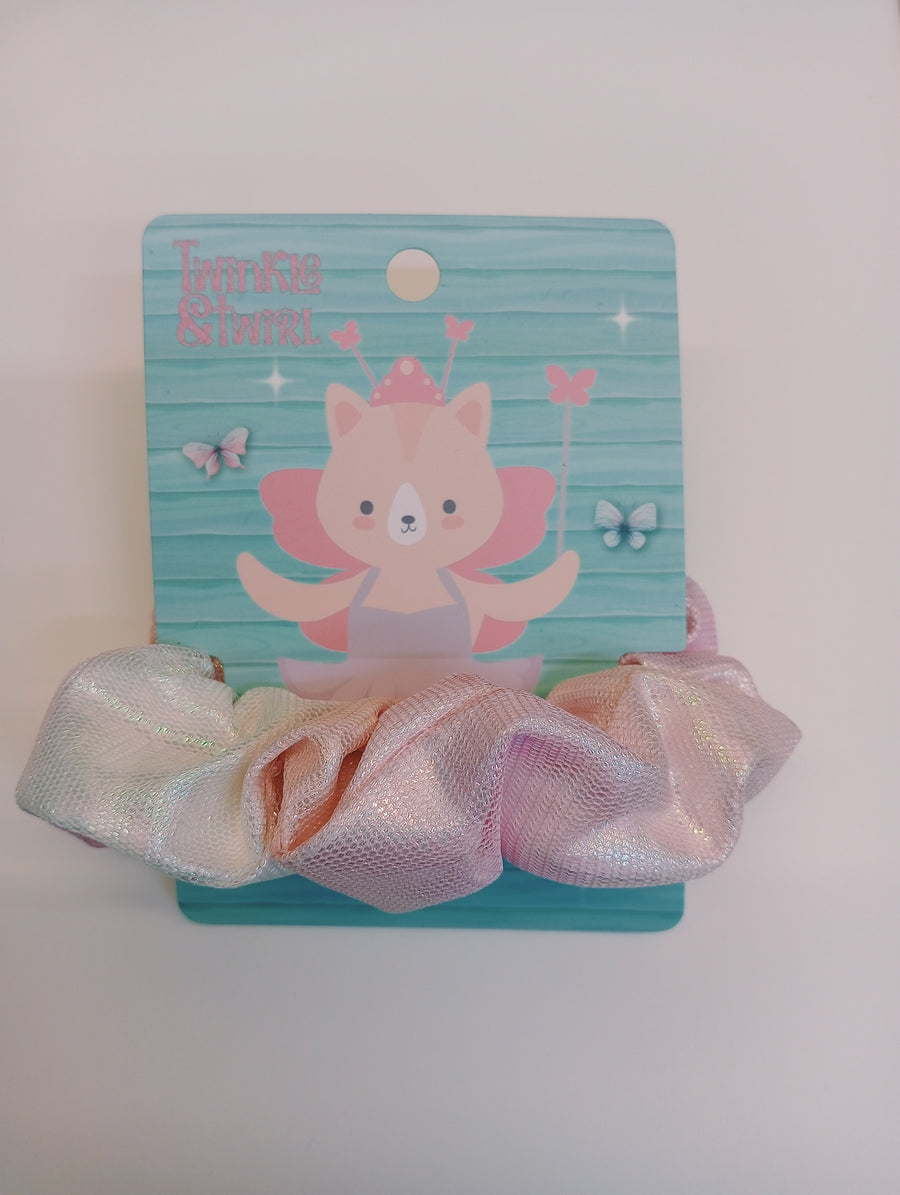 Twinkle And Twirl Pink Scrunchie