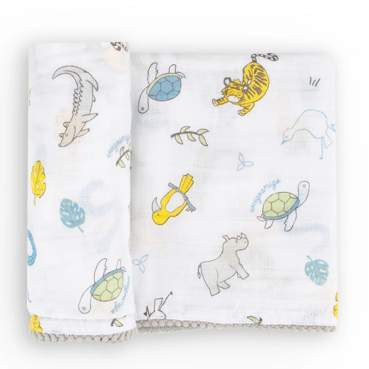Weegoamigo Muslin Wrap Painted Jungle