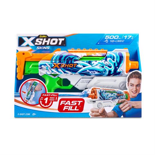 X Shot Fast Fill Water Gun - Skins