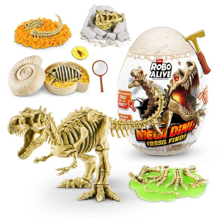 Zuru Robo Alive Mega Dino Fossil Find contents