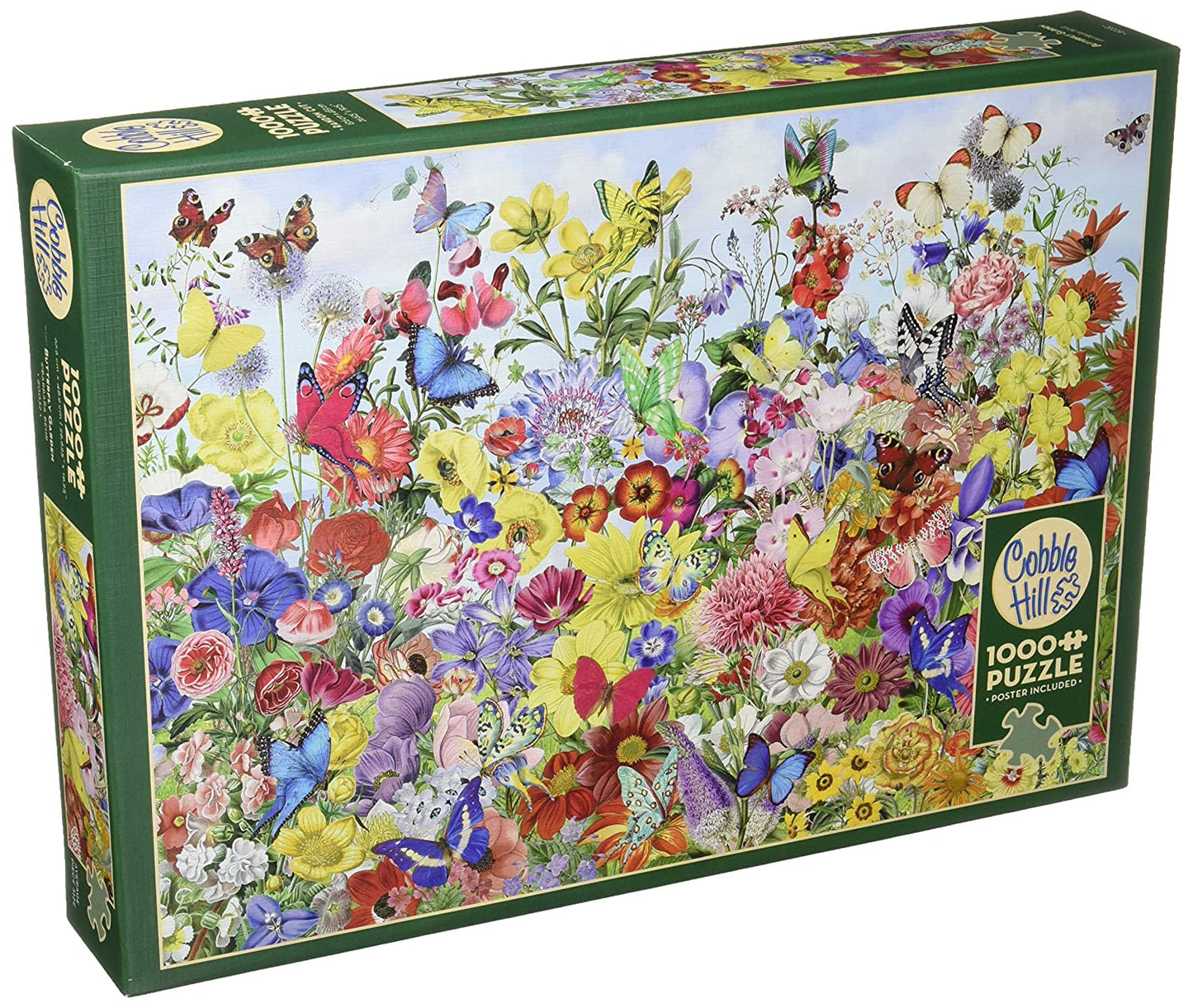 Cobble Hill 1000 Piece Jigsaw Puzzle Butterfly Garden