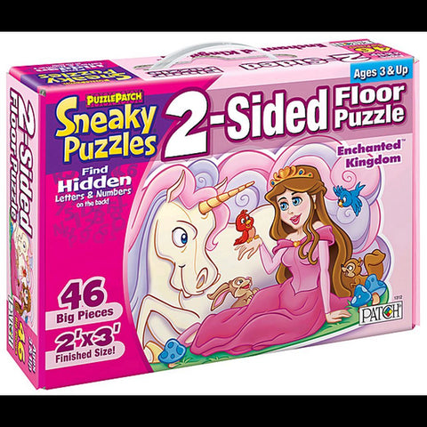 Enchanted Kingdom 2-Sided Floor Puzzle