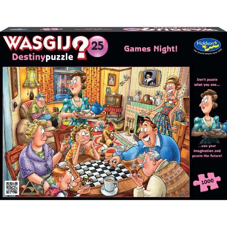 1000 piece puzzle Games Night WASGIJ 25