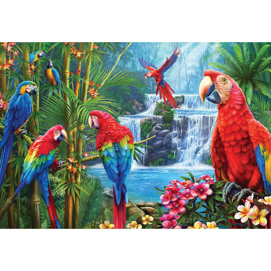 300LX Bright Parrots Puzzle