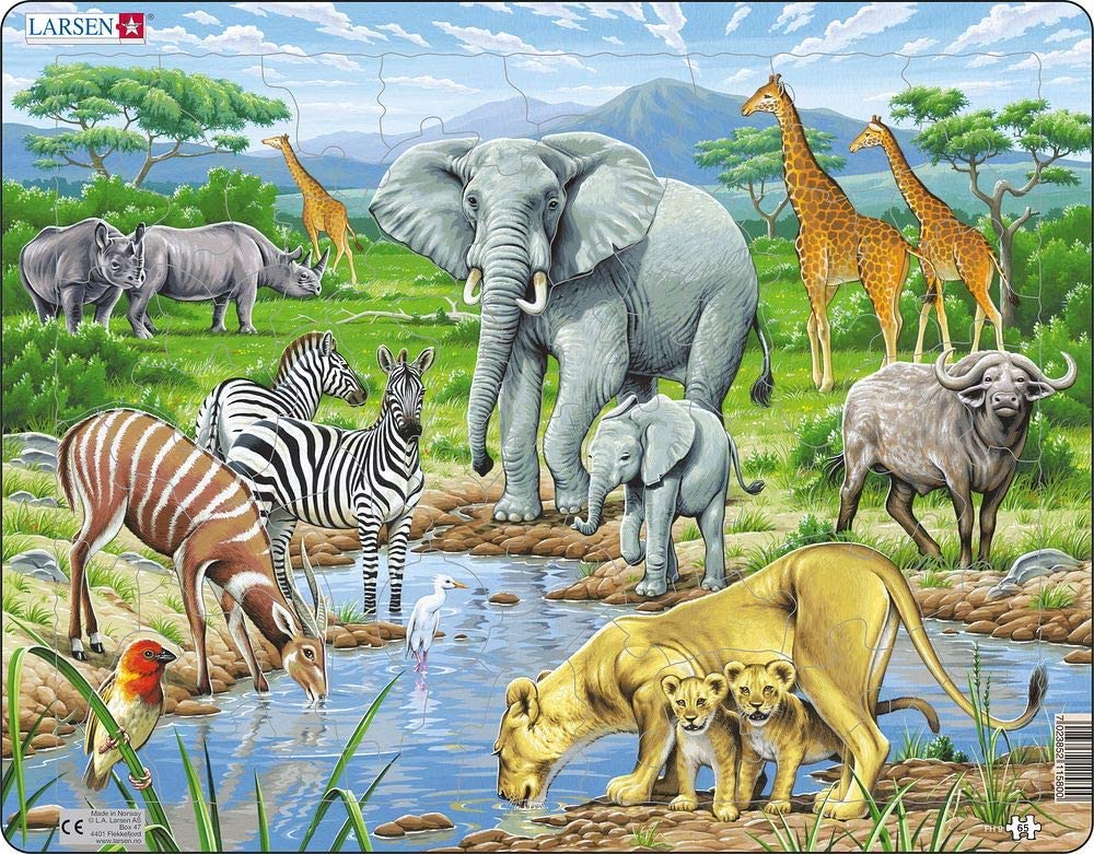 African Savannah puzzle 65 pieces