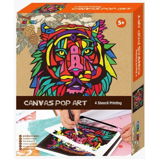 Avenir Canvas Pop Art Lion