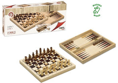 3 in game set wooden