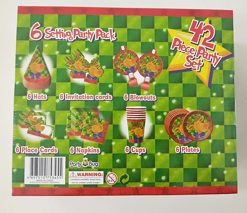 Christmas Party Pack with 42 Piece