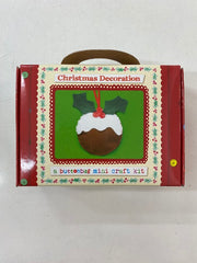Christmas Pudding Decoration Buttonbag Kit