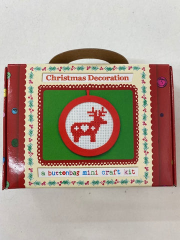Christmas Reindeer Buttonbag Kit
