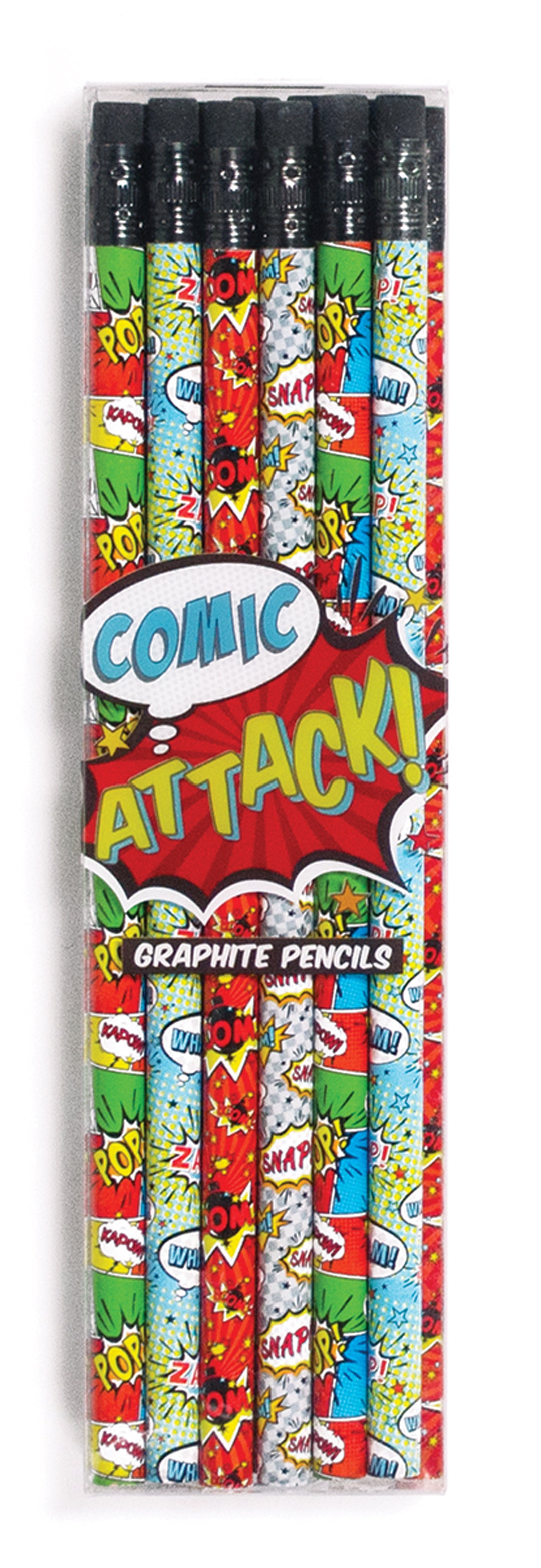 kidz-stuff-online - Ooly Comic Attack Graphite Pencils