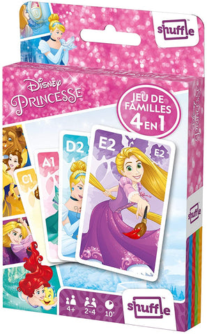 Disney Princess 4 in 1 Shuffle Card Games
