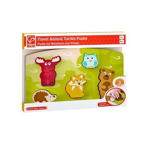 Forest Animal Tactile Puzzle Hape