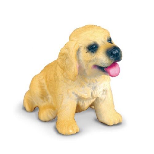 Golden Retriever sitting down figurine