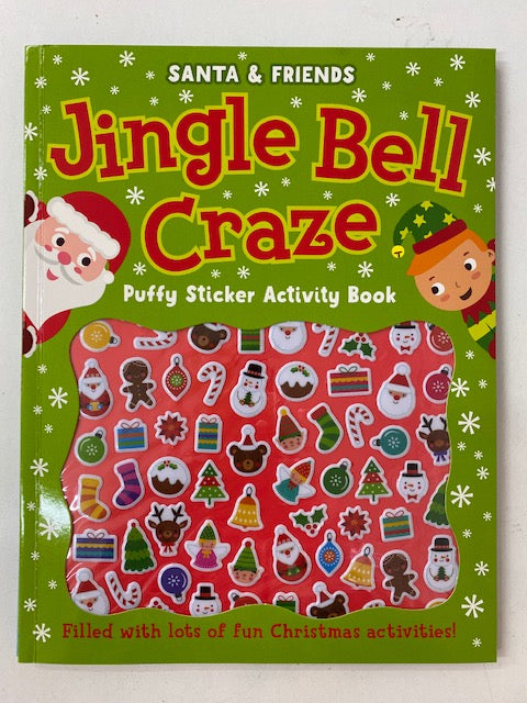 Jingle Bell Craze Puffy Sticker Activity Book
