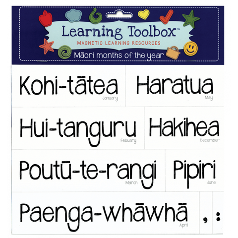 Magnetic Months of the Year in Maori