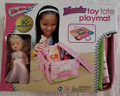 Mansion Toy tote Zip Bin Playmat
