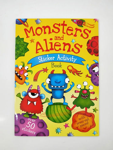 Monsters and Aliens Sticker Activity Book