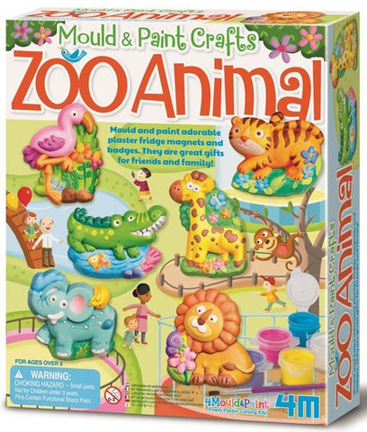 Zoo Animal Mould and Paint Crafts